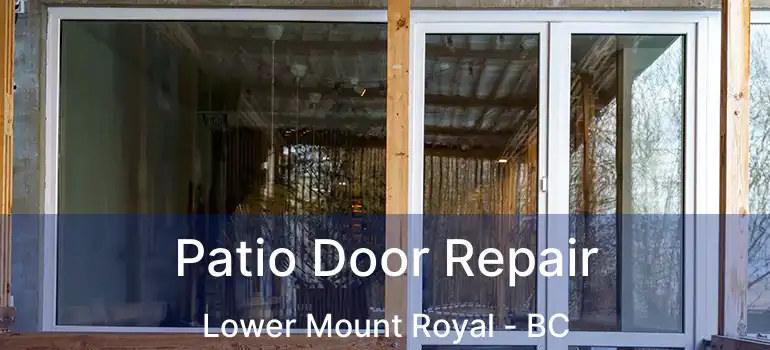 Patio Door Repair Lower Mount Royal - BC