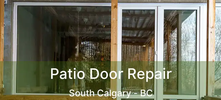 Patio Door Repair South Calgary - BC