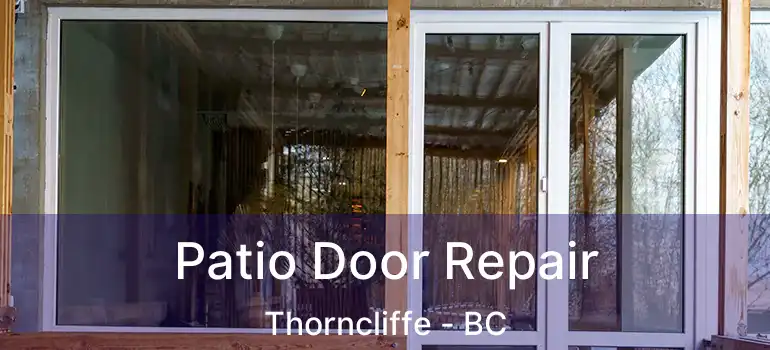 Patio Door Repair Thorncliffe - BC