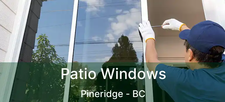 Patio Windows Pineridge - BC
