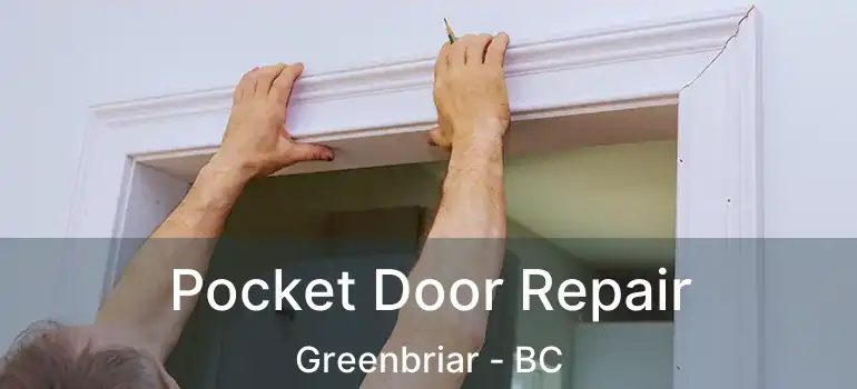 Pocket Door Repair Greenbriar - BC