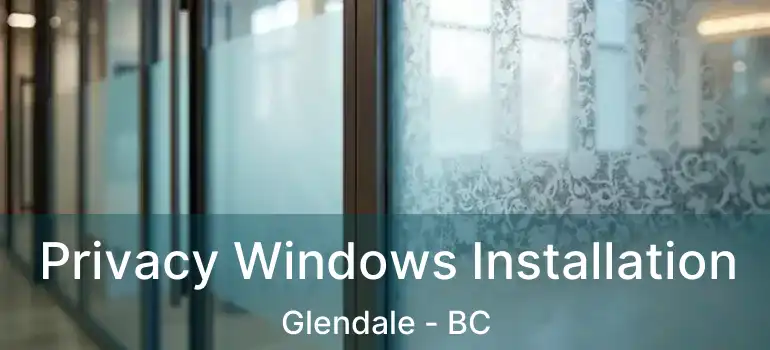 Privacy Windows Installation Glendale - BC