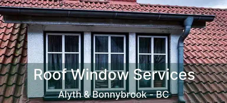 Roof Window Services Alyth & Bonnybrook - BC