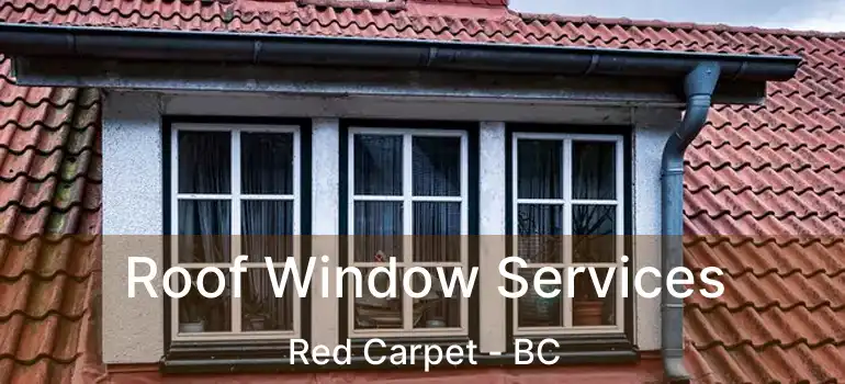 Roof Window Services Red Carpet - BC
