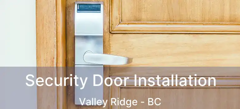 Security Door Installation Valley Ridge - BC
