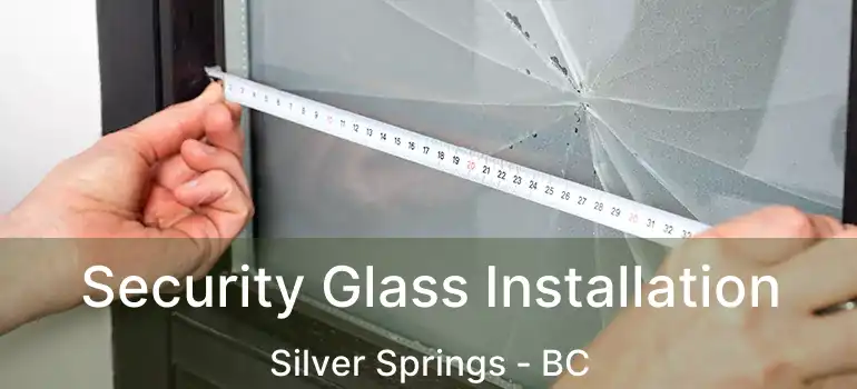 Security Glass Installation Silver Springs - BC