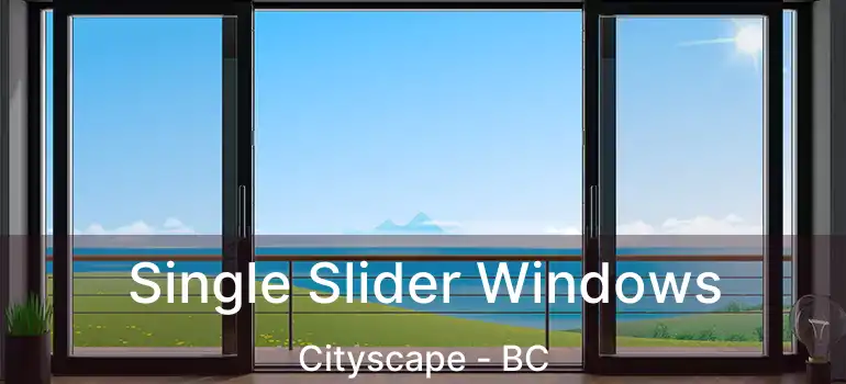 Single Slider Windows Cityscape - BC