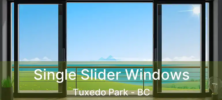 Single Slider Windows Tuxedo Park - BC