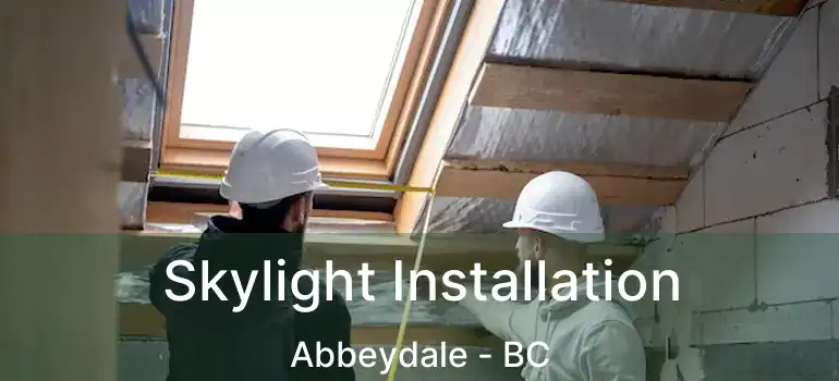 Skylight Installation Abbeydale - BC