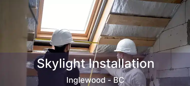 Skylight Installation Inglewood - BC