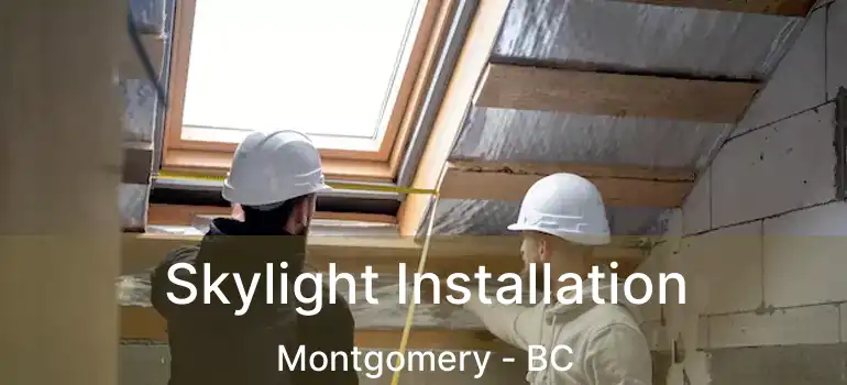 Skylight Installation Montgomery - BC