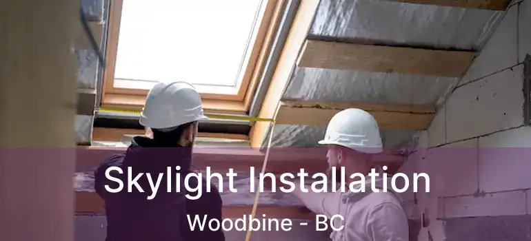 Skylight Installation Woodbine - BC