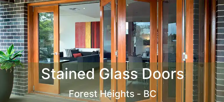 Stained Glass Doors Forest Heights - BC