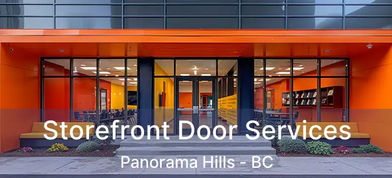 Storefront Door Services Panorama Hills - BC