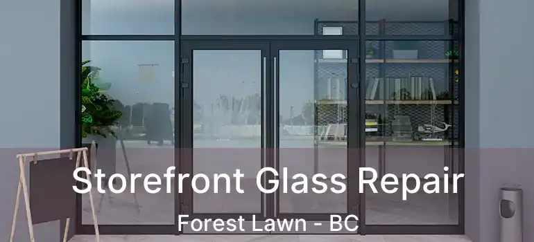Storefront Glass Repair Forest Lawn - BC