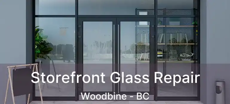 Storefront Glass Repair Woodbine - BC