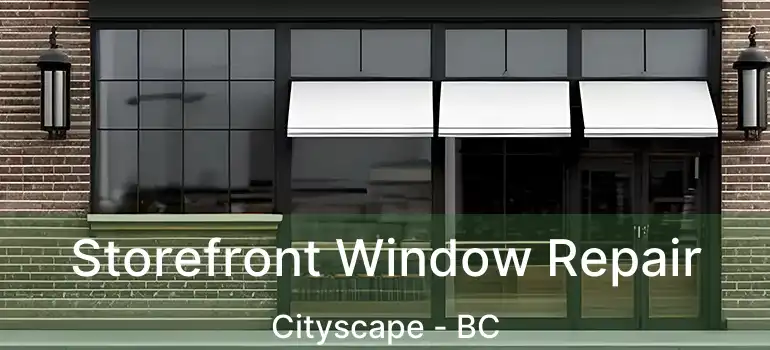 Storefront Window Repair Cityscape - BC