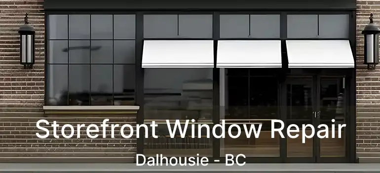 Storefront Window Repair Dalhousie - BC