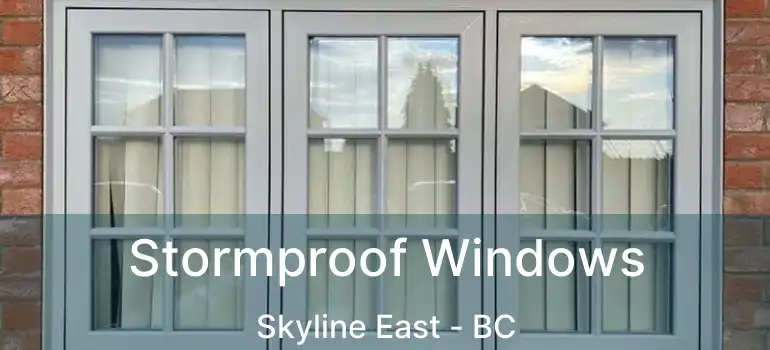 Stormproof Windows Skyline East - BC