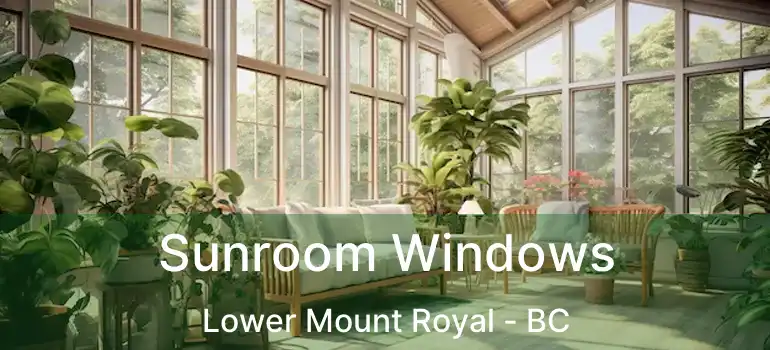 Sunroom Windows Lower Mount Royal - BC
