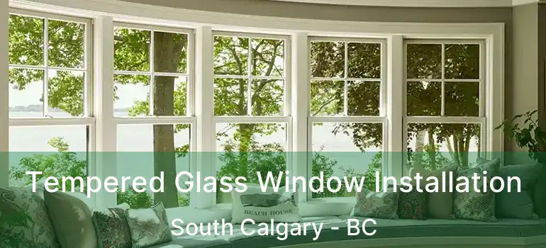 Tempered Glass Window Installation South Calgary - BC