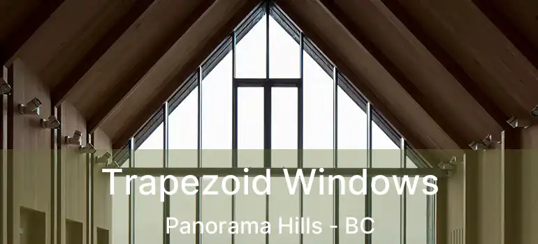 Trapezoid Windows Panorama Hills - BC