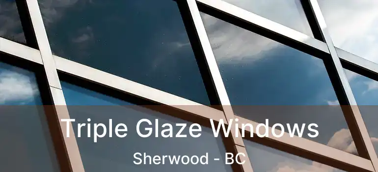 Triple Glaze Windows Sherwood - BC