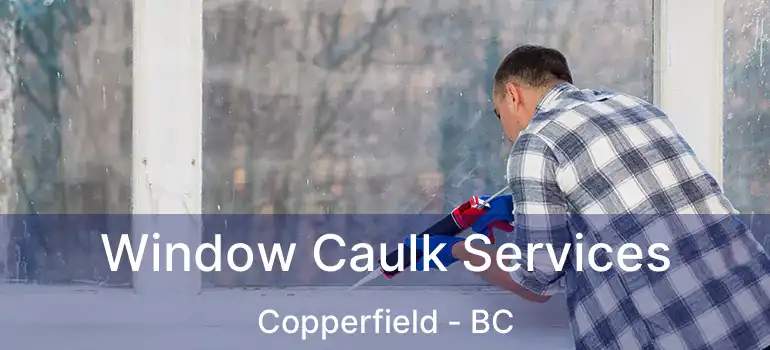 Window Caulk Services Copperfield - BC