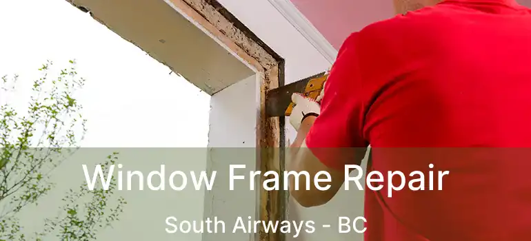 Window Frame Repair South Airways - BC