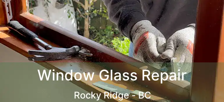 Window Glass Repair Rocky Ridge - BC