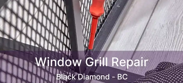 Window Grill Repair Black Diamond - BC