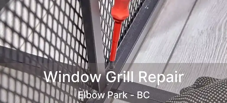 Window Grill Repair Elbow Park - BC