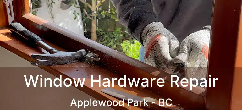 Window Hardware Repair Applewood Park - BC