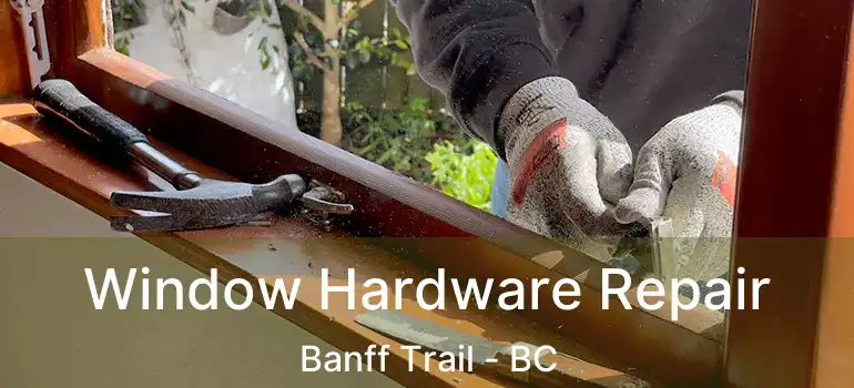 Window Hardware Repair Banff Trail - BC