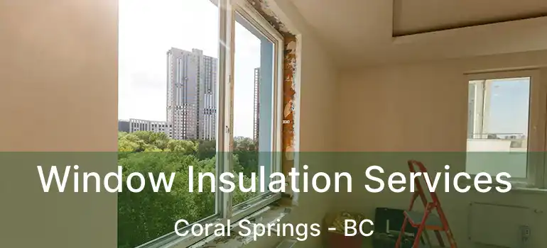 Window Insulation Services Coral Springs - BC