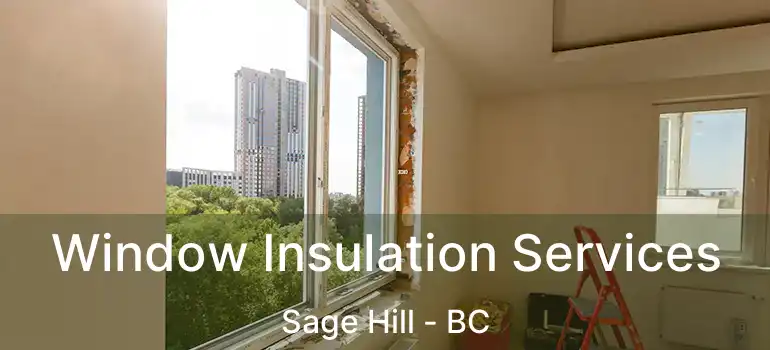 Window Insulation Services Sage Hill - BC