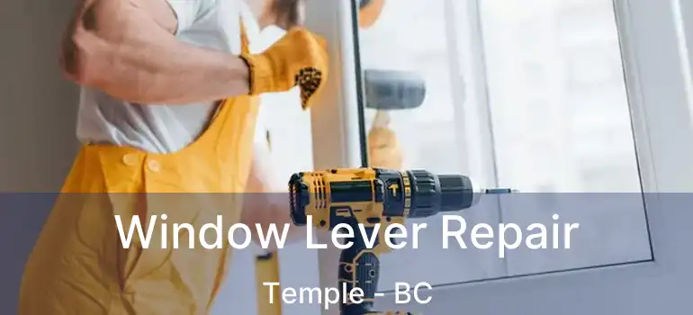 Window Lever Repair Temple - BC