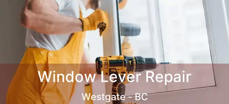 Window Lever Repair Westgate - BC