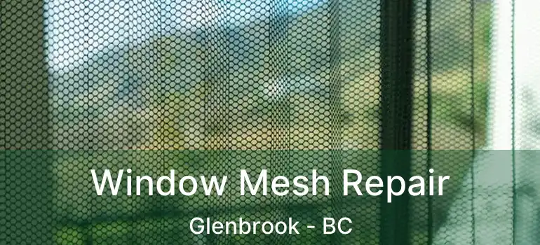 Window Mesh Repair Glenbrook - BC
