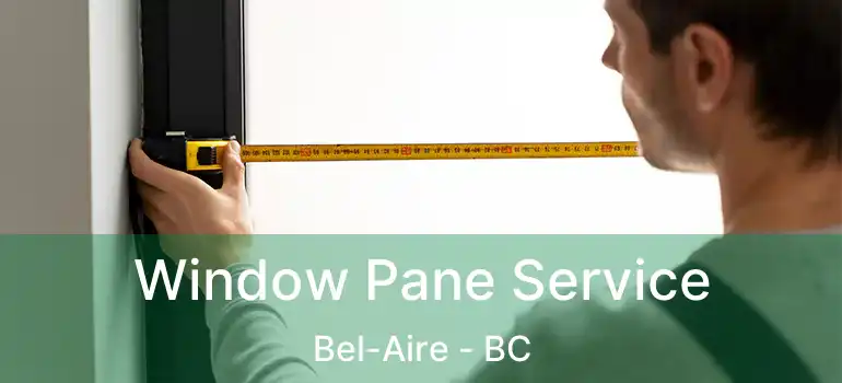 Window Pane Service Bel-Aire - BC