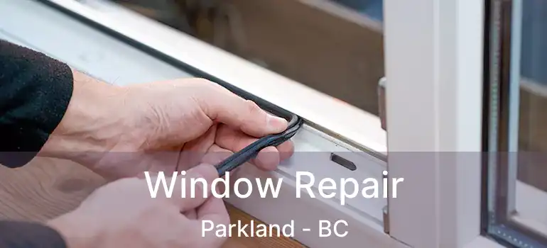 Window Repair Parkland - BC