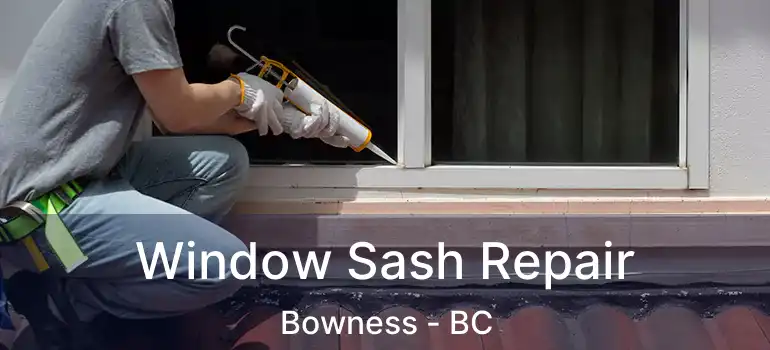 Window Sash Repair Bowness - BC