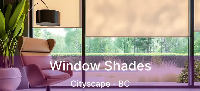 Window Shades Cityscape - BC