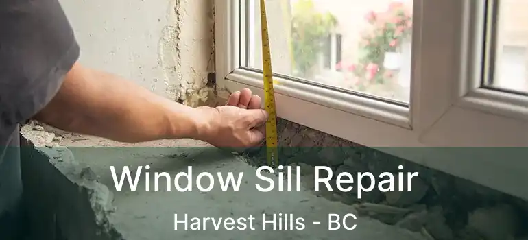 Window Sill Repair Harvest Hills - BC