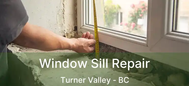 Window Sill Repair Turner Valley - BC