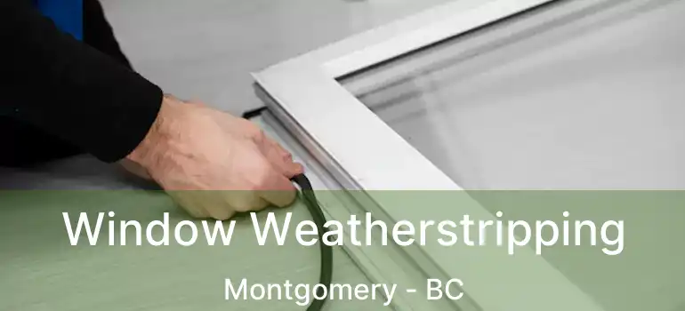 Window Weatherstripping Montgomery - BC