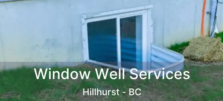 Window Well Services Hillhurst - BC