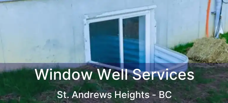 Window Well Services St. Andrews Heights - BC