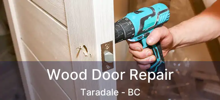 Wood Door Repair Taradale - BC