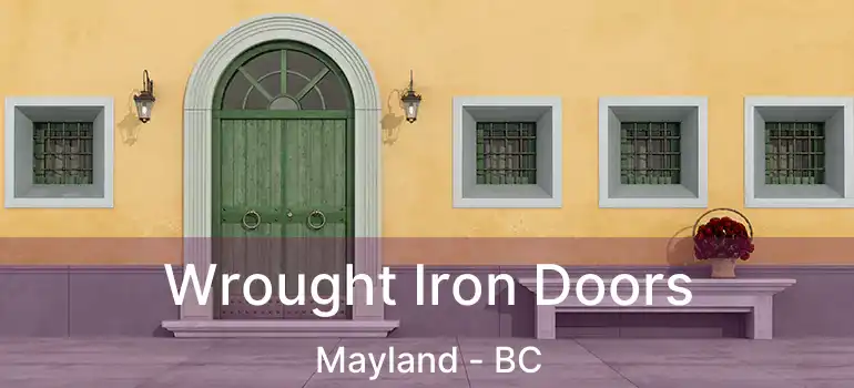 Wrought Iron Doors Mayland - BC